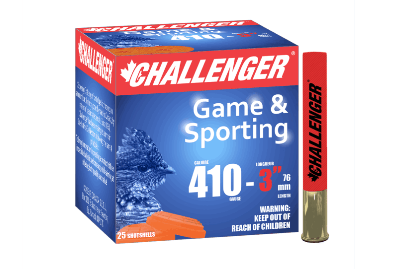 Challenger Hi Brass - 410ga | 3" | 11/16oz | #5 | 1150fps