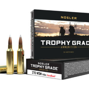 Nosler Trophy Grade 270 WSM 140gr AccuBond Long Range