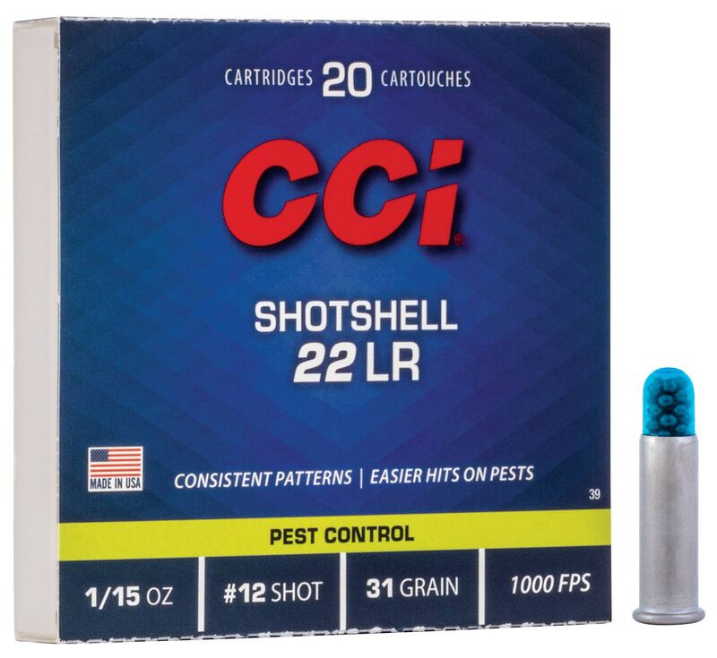 CCI .22LR Shotshell Ammunition