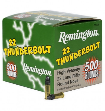 Remington 22 Thunderbolt 22LR 40 Grain Remington 22 Thunderbolt 22LR 40 Grain